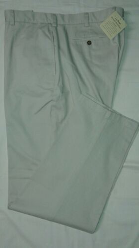 Primary image for New L.L. BEAN BEIGE WRINKLE RESISTANT COTTON NATURAL FIT PANTS SIZE 42 X 36 X