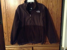 The North Face fleece jacket brown girls sz L large - £21.01 GBP