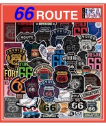 50 pcs, Route 66, Highway Sticker 66, Skateboard, Route Sticker 66, for all - $203.96 MXN