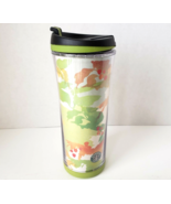 Starbucks Fall Tumbler Traveler Mug  leaves pattern 16 oz 2007 - £7.86 GBP