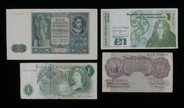 Great Britain, Ireland &amp; Poland 4-Notes Kit Pounds, Shillings &amp; Zlotych-... - €44,65 EUR