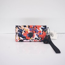 NWT New Kipling AC8152 RUBI Snap Long Wallet Wristlet Nylon Splashy Posies Multi - £31.13 GBP
