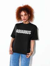 Aquarius Zodiac Sign Shirt, Astrology Symbol Tee, Zodiac Gift, Unisex - $19.95