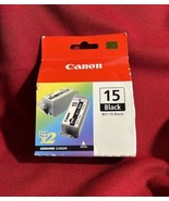 Canon BCI-15 Twin Pack Black Ink Cartridges PIXMA iP90 iP90v OEM Bci-15 - $93.80 MXN