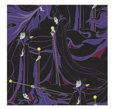 Springs Creative Pre-Cut Cotton Fabric, Disney Villains, Evil Maleficent, 1 Yard - £9.40 GBP