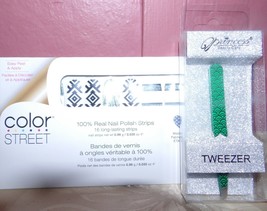 Color Street Nail Strips And Princess Tweezer - £6.32 GBP