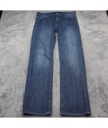 Calvin Klein Pants Womens 31 Blue Skinny Mid Rise Button Medium Wash Den... - £23.78 GBP