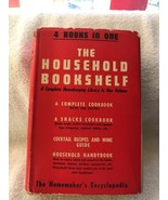 The Household Bookshelf-4 Books In One-Household Home Library-1936 - $25.00