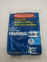 Rubbermaid Panasonic U & U-3 Vacuum Cleaner Bags (4 Count) Sealed - $3.73