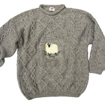 Vintage Wool Chunky Cable Knit Roll-Neck Sweater, Sheep Ram | Kanata Canada - £91.53 GBP