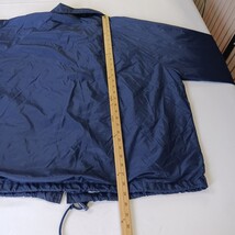 Athletech RN#83053 Mens Blue Cotton Windbreaker Snap Front Pockets Lined Size 2X image 6