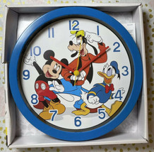 Analogue Disney Decorative Wall Clock 10” Goofy Donald Mickey Mouse New ... - $29.99
