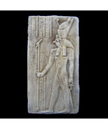 Ancient Egyptian God Horus sculpture Relief wall plaque - $372.27 MXN