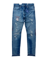 Levis Blue Tab Mens 34*34 512 Slim Taper Stitch Repair Japan Selvedge De... - €215,24 EUR