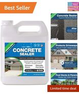 H2100 Natural Finish Concrete Driveway Sealer - 1 Qt for Lasting Protection - $1,207.76 MXN
