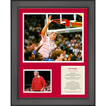 Framed Bob Knight Hall of Fame Indiana Hoosiers NCAA Basketball 12"x15" Photo - $49.99