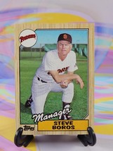 1987 Topps Baseball | Steve Boros Padres #143 - $18.58 MXN