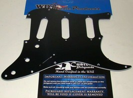 Replacement SSS 3 Ply Laminated Pickguard For Fender® Stratocaster® - Bl... - $41.00 CAD