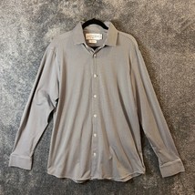 Mizzen Main Shirt Mens Extra Large Grey Trim Fit Spinnaker Collection USA Made - £19.96 GBP