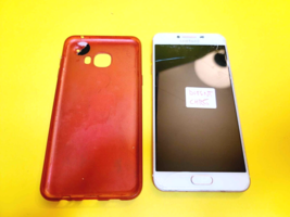 *NO POWER + CRACKED* PINK SAMSUNG GALAXY C5 SM-C5000 UNLOCKED CELL PHONE... - $16.29