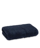 MSRP $20 Hudson Park Collection Ribbed Washcloth Navy - $213.22 MXN