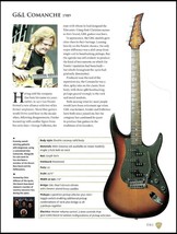 John Jorgenson G&amp;L Comanche electric guitar history article w/ specs - $3.60