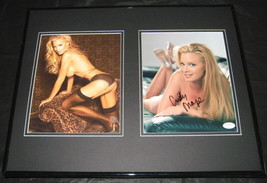 Cindy Margolis Signed Framed 16x20 Lingerie Stockings Photo Set JSA - £118.69 GBP