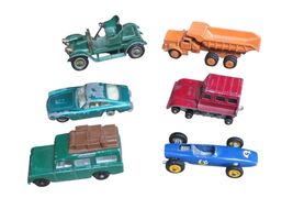 Vintage Lesney Matchbox Diecast Lot of 6 Cars &amp; Trucks – Mixed Models - €21,22 EUR