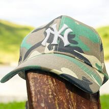 NY YANKEES CAMO HAT SGA 8/10/2024 BUDWEISER SNAPBACK CAP MILITARY MLB BA... - $19.87