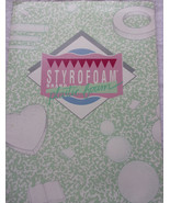 Styrofoam Plastic Foam Craft Patterns 1993 - £2.35 GBP
