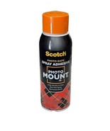 Scotch 6094 10.25 oz Photo Mount Spray Adhesive - Dries Clear New