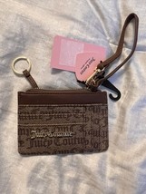 NEW! Juicy Couture Small Card Case Wallet Credit Card, Coin Holder, Keychain. - £27.61 GBP