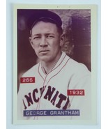 George Grantham 3x5 Photo #266 Cincinnati Reds Bra-Mac George Burke Geor... - £18.78 GBP