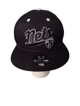 Ultra Game New York Brooklyn Nets Hat Cap Black Flat Bill NBA Basketball - £14.01 GBP