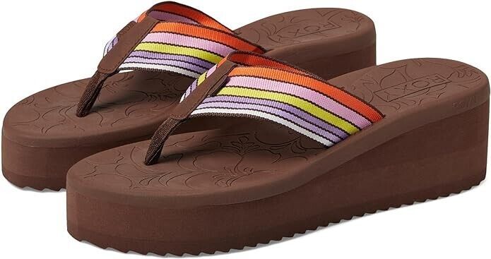 Primary image for Roxy x Kate Bosworth Surf Kind Kallie II Thong Sandals Brown ( 10 )