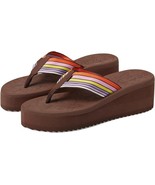 Roxy x Kate Bosworth Surf Kind Kallie II Thong Sandals Brown ( 10 ) - $108.62 CAD