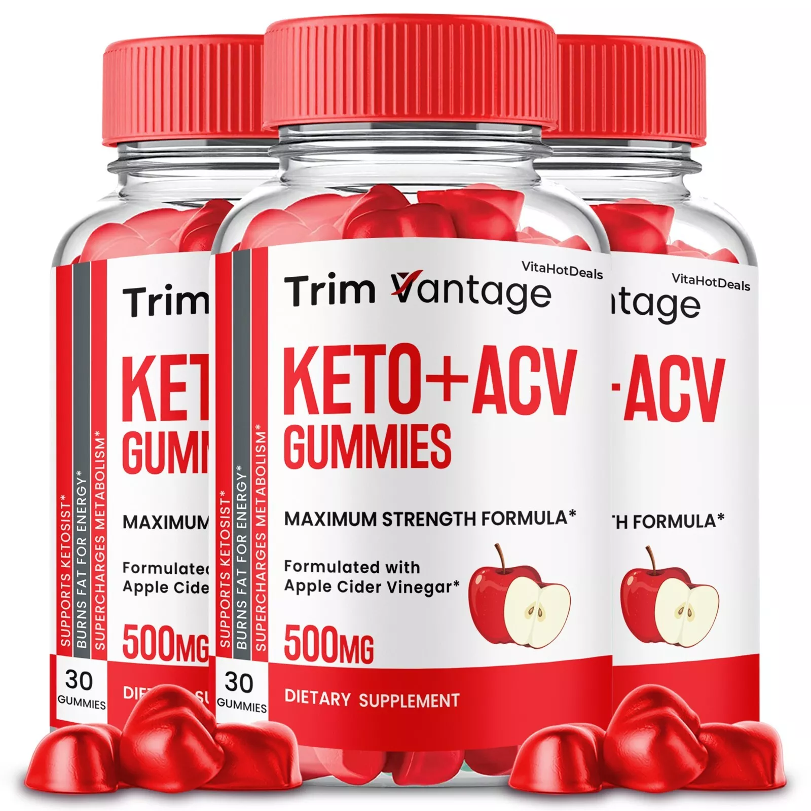 Trim Vantage Keto ACV Gummies, TrimVantage ACV Max Strength Supplement (... - £69.61 GBP