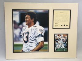 1995 Dan Marino Miami Dolphins Matted Kelly Russell Lithograph Art Print - £11.94 GBP