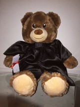 BUILD-A-BEAR 16” Graduation Black Gown Diploma High School College Brown Teddy - £7.58 GBP