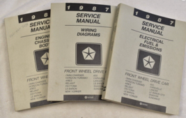 1987 Dodge Chrysler Plymouth Fwd Service Workshop Repair Manual Set OEM-... - $89.99