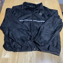 Toyota  Dunbrooke Sports Black Illustrated Windbreaker Jacket Mens Size XXL - $27.11