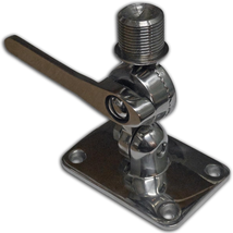 Marine VHF Antenna 316 Stainless Steel Adjustable Base Mount for Boats b... - $86.54 CAD