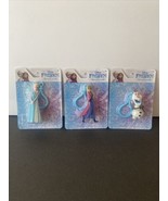 Disney Frozen Elsa Anna Olaf Mini Clip Figures Backpack-Bag  Clips Lot Of 3 - £6.04 GBP