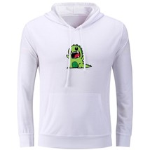 Cartoon Dinosaur Print Sweatshirt Mens Womens Hoodies Graphic Hoody Hooded Tops - £20.91 GBP