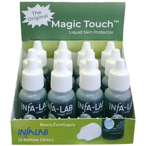 Infa-Lab MAGIC TOUCH Liquid Styptic 12 Skin Protector Stop Bleeding InfaLab Nail - £36.67 GBP