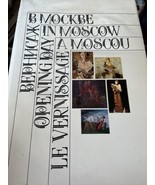 Opening Day in Moscow, Russian Art Book, 1st Edition 1989 175 PLATES - $753.77 MXN