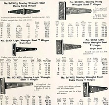 1922 N.T. Bushnell Door Steel Hinges Advertisement Catalogue Hardware DWA20 - $35.14 CAD