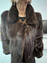 Vintage Brown Mink Full Length Fur Coat - Women&#39;s Medium - $11,195.99 MXN