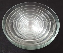 NEW Williams Sonoma 10 Piece Set Glass Nesting Bowl Set - £90.06 GBP