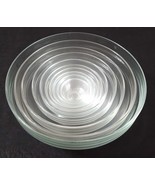 NEW Williams Sonoma 10 Piece Set Glass Nesting Bowl Set - £90.45 GBP